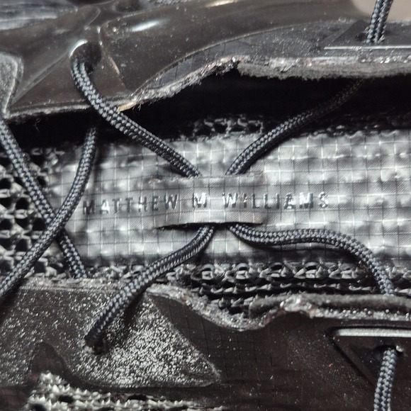 Nike x Matthew M Williams Zoom MMW 4 Men's 7.5 Black Anthracite DC7442-001 - Picture 7 of 9